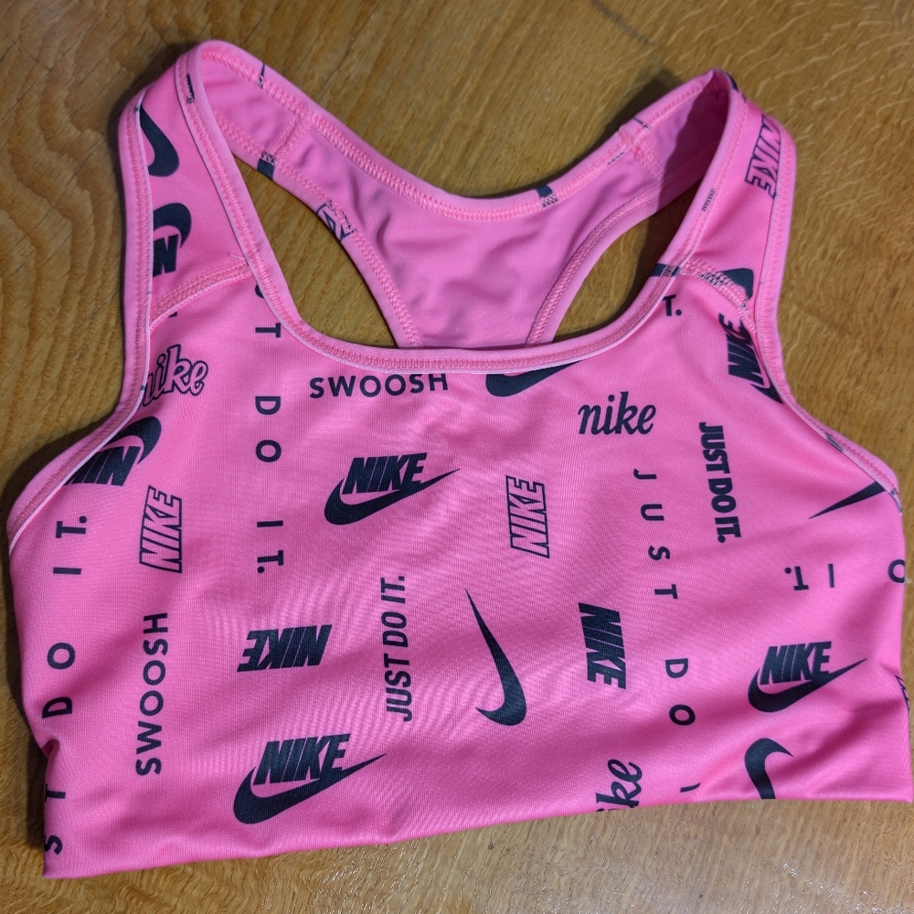 Nike Graphic Pink Sports Bra